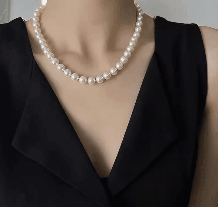 8-9mm Classic Freshwater Pearl Strand Necklace - Herself Jewelry