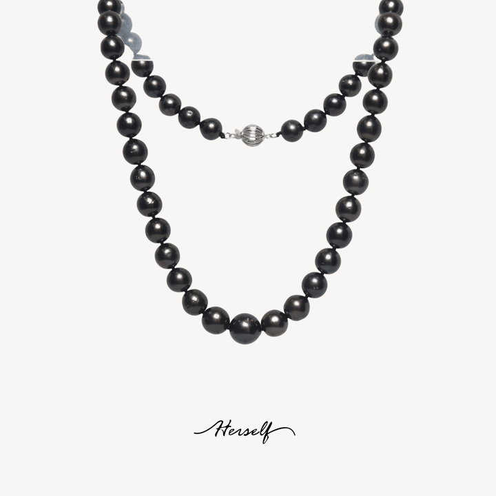 Classic Tahiti Pearl Strand Necklace - Herself Jewelry