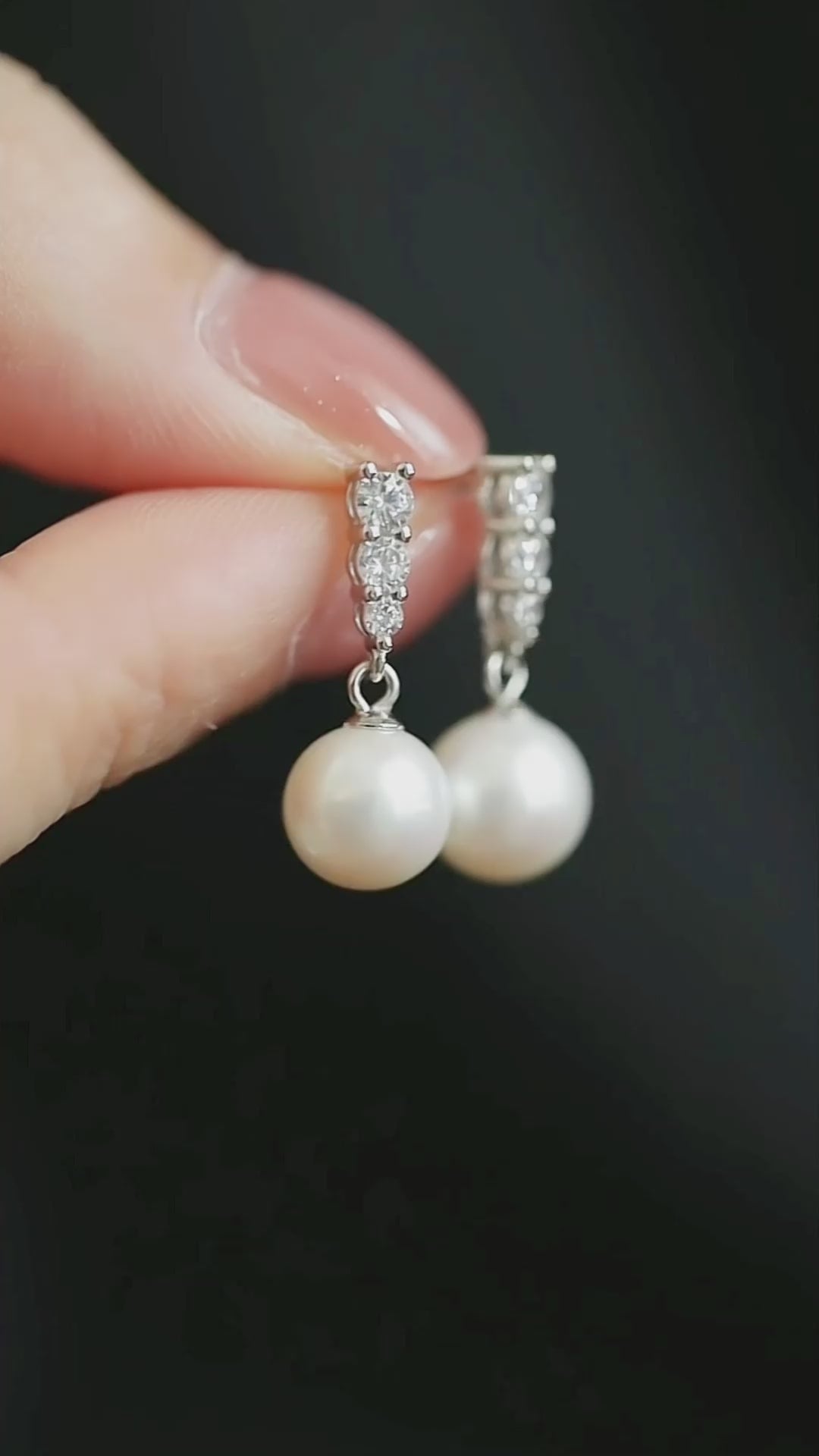 Trinity Radiance Pearl Necklace