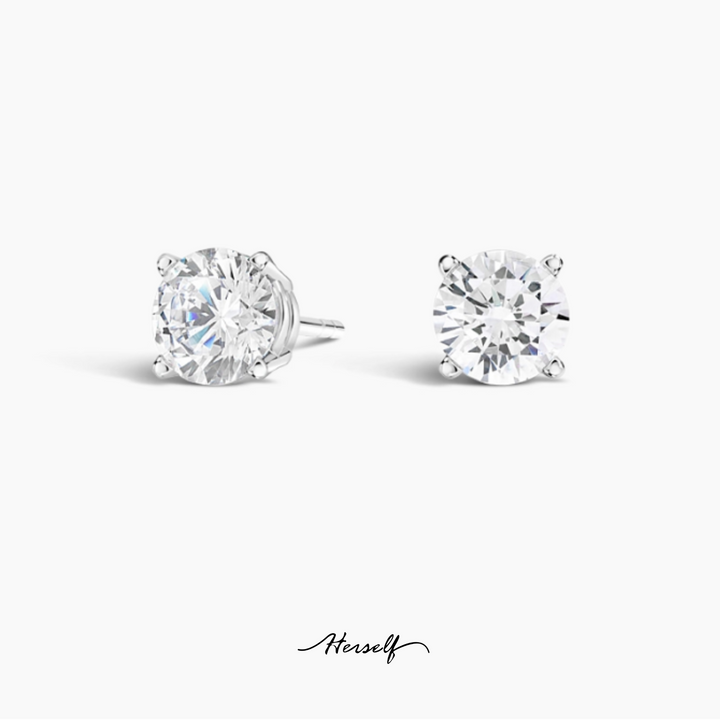 Classic diamond stud earrings 0.5ct IGI Certified