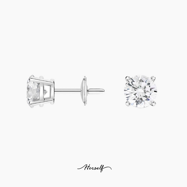 Classic diamond stud earrings 0.5ct IGI Certified