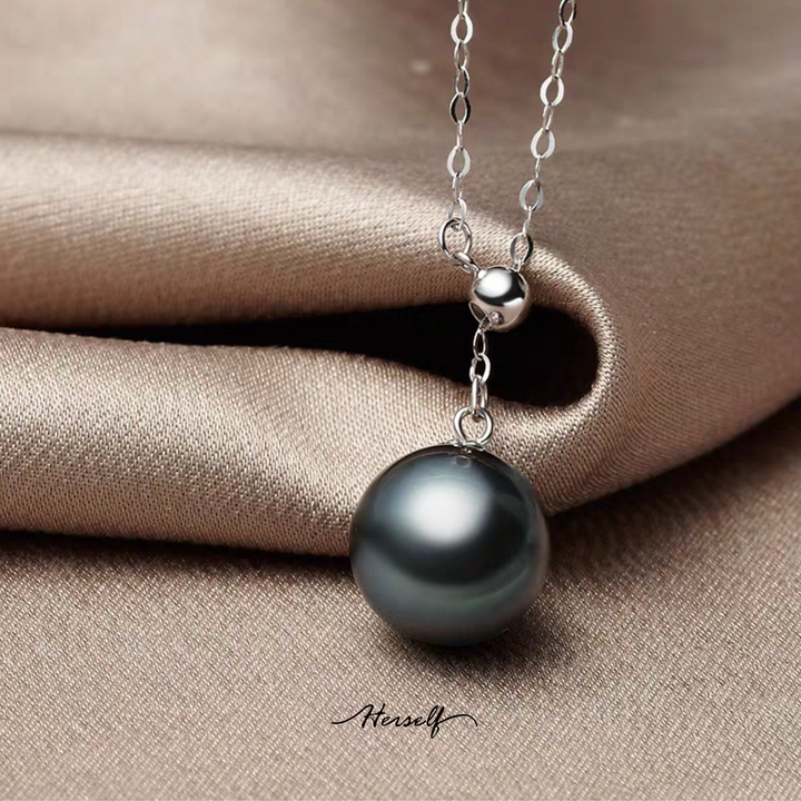 Tahitian Pearl Y-Chain Adjustable Necklace in 18K Gold