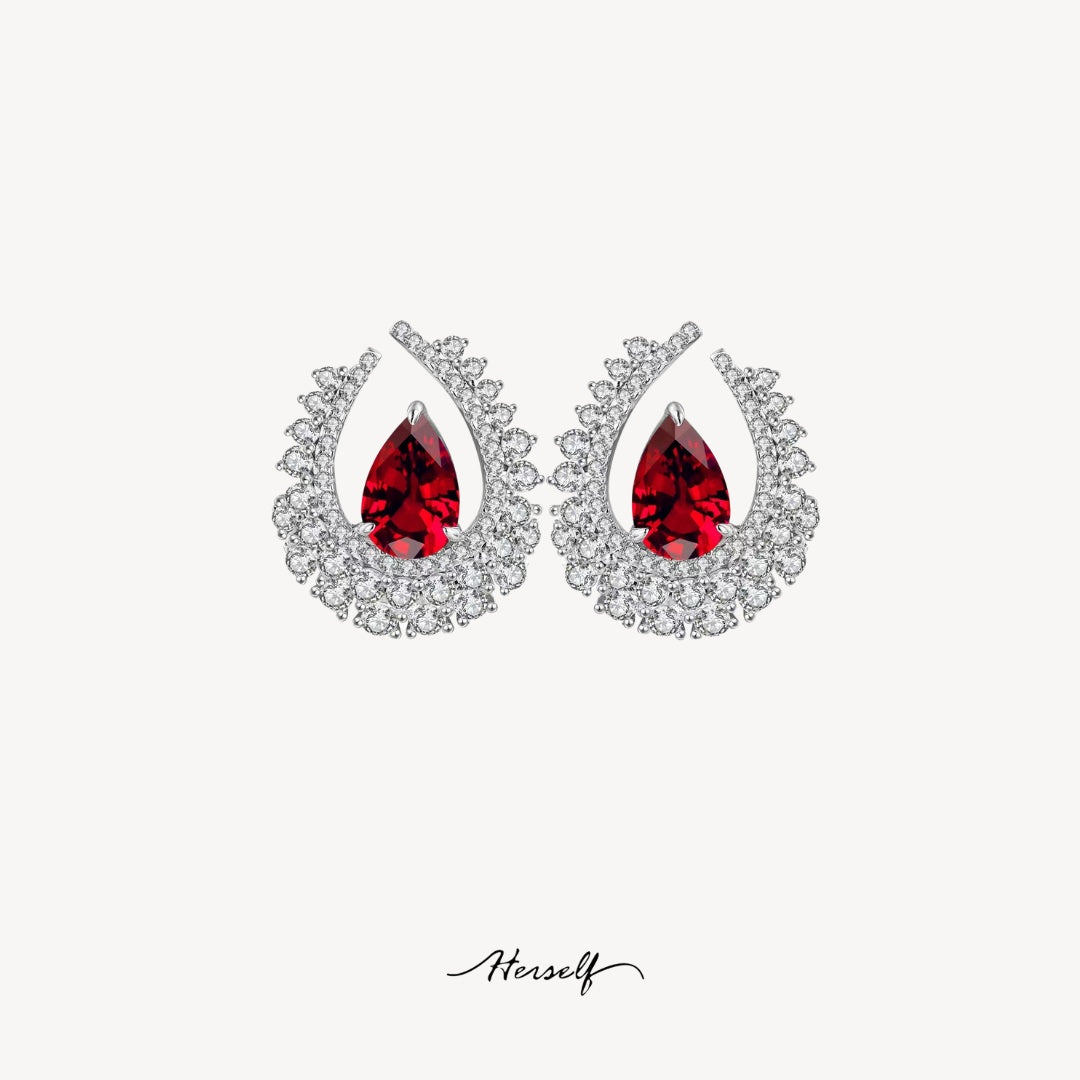 Herself Jewelry｜Luna Sapphire Earrings