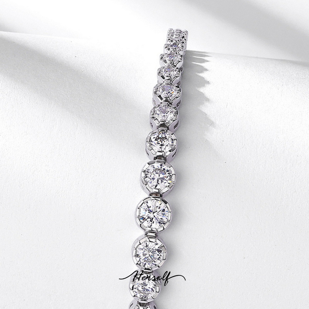 Gold-Plated Silver Bubble Bracelet