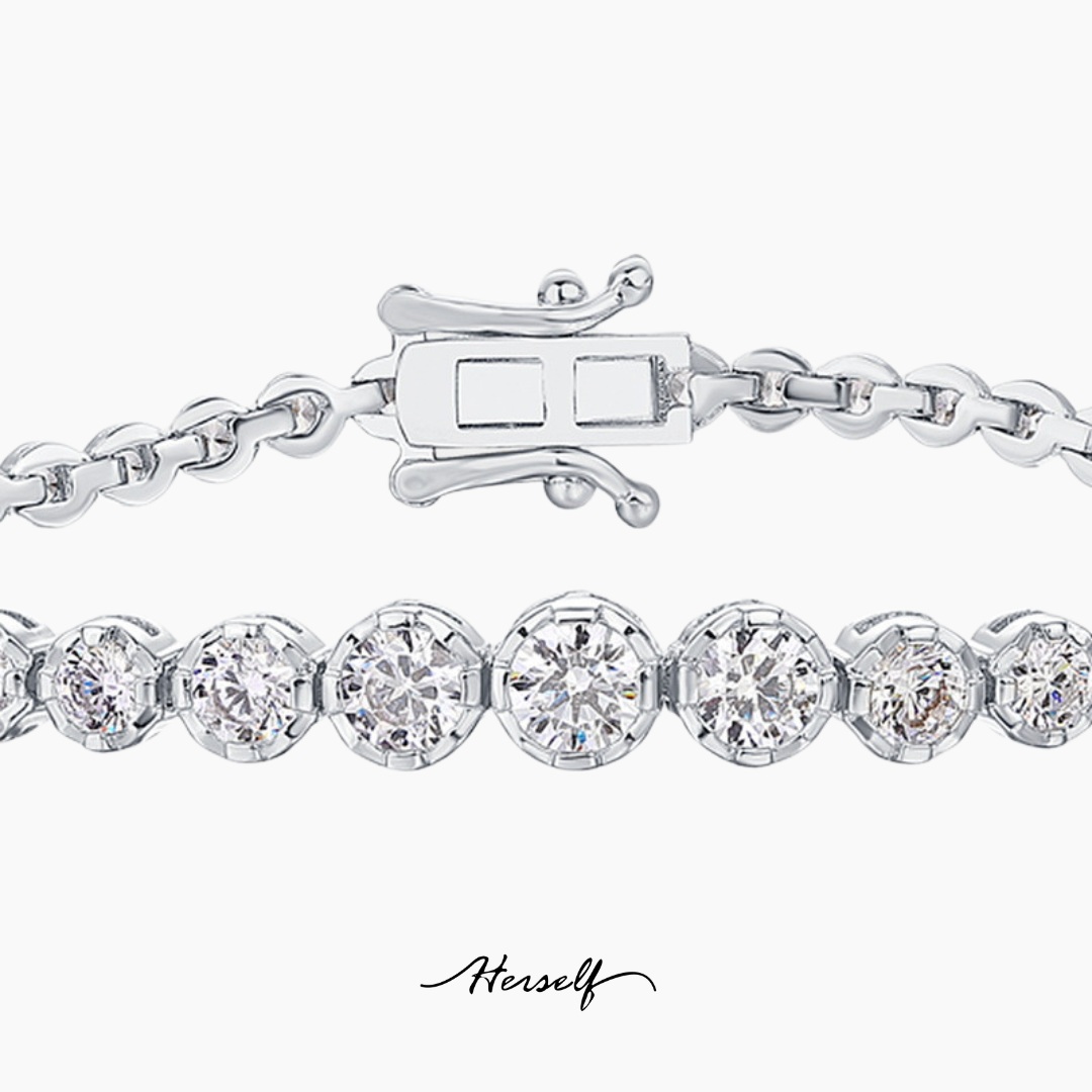 Gold-Plated Silver Bubble Bracelet