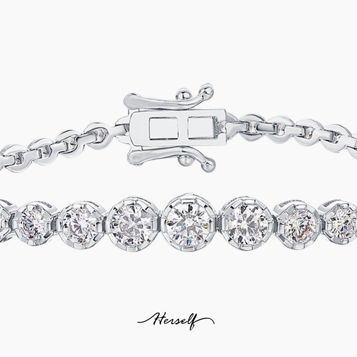 Gold-Plated Silver Bubble Bracelet