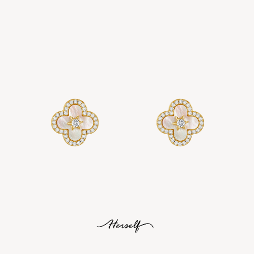 Stella Clover Star Earrings