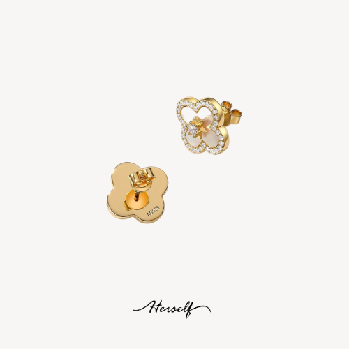 Stella Clover Star Earrings