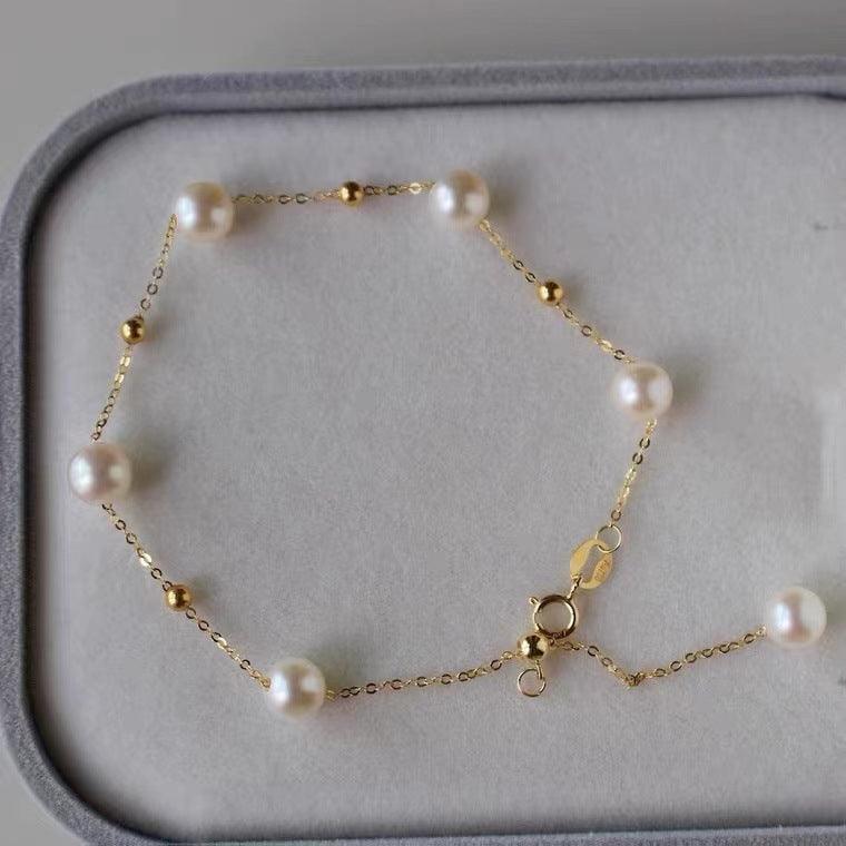 Celestial Pearl Bracelet - Herself Jewelry
