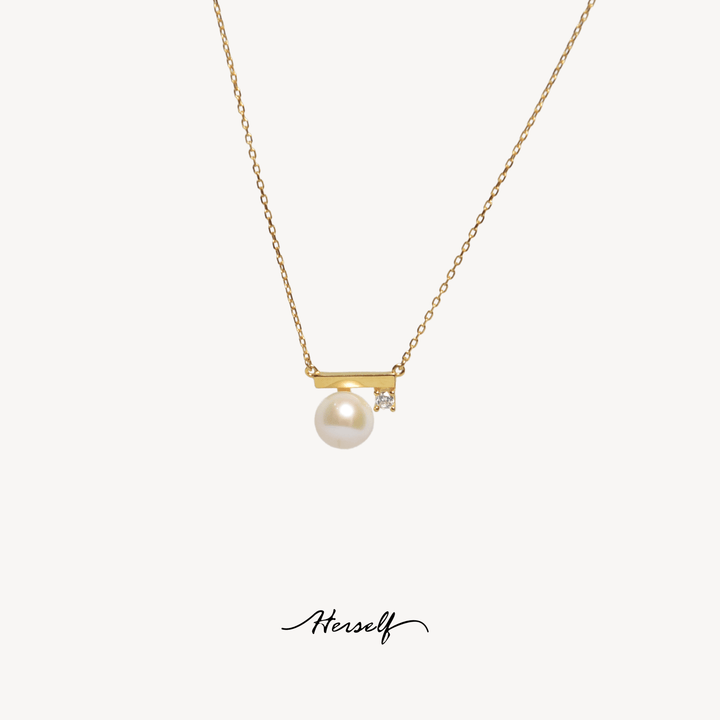 Mini Balance Beam Necklace - Herself Jewelry