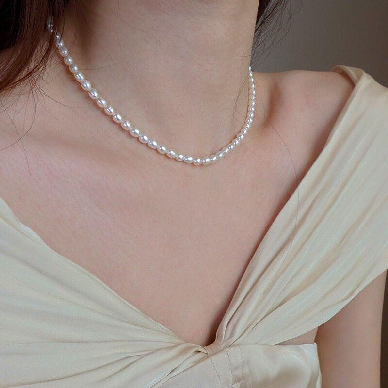 ripsalis pearl dot choker-