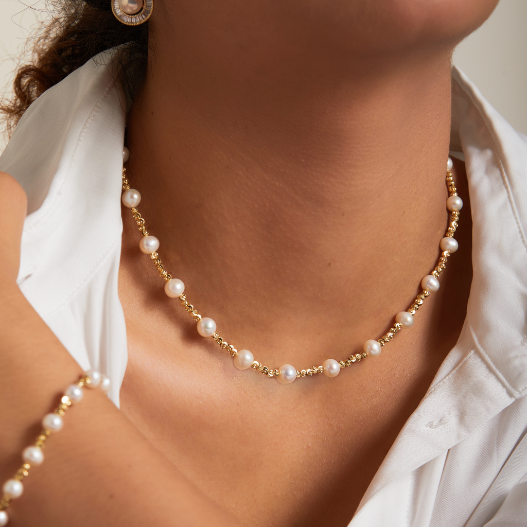 Star pearl hot sale necklace